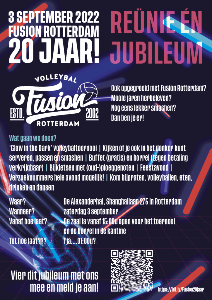 jubileum Fusion 20 jaar
