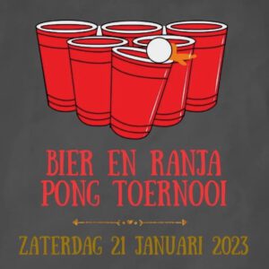 Bier/ranja-pong toernooi
