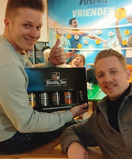 Winnaars ranja-:bierpong toernooi